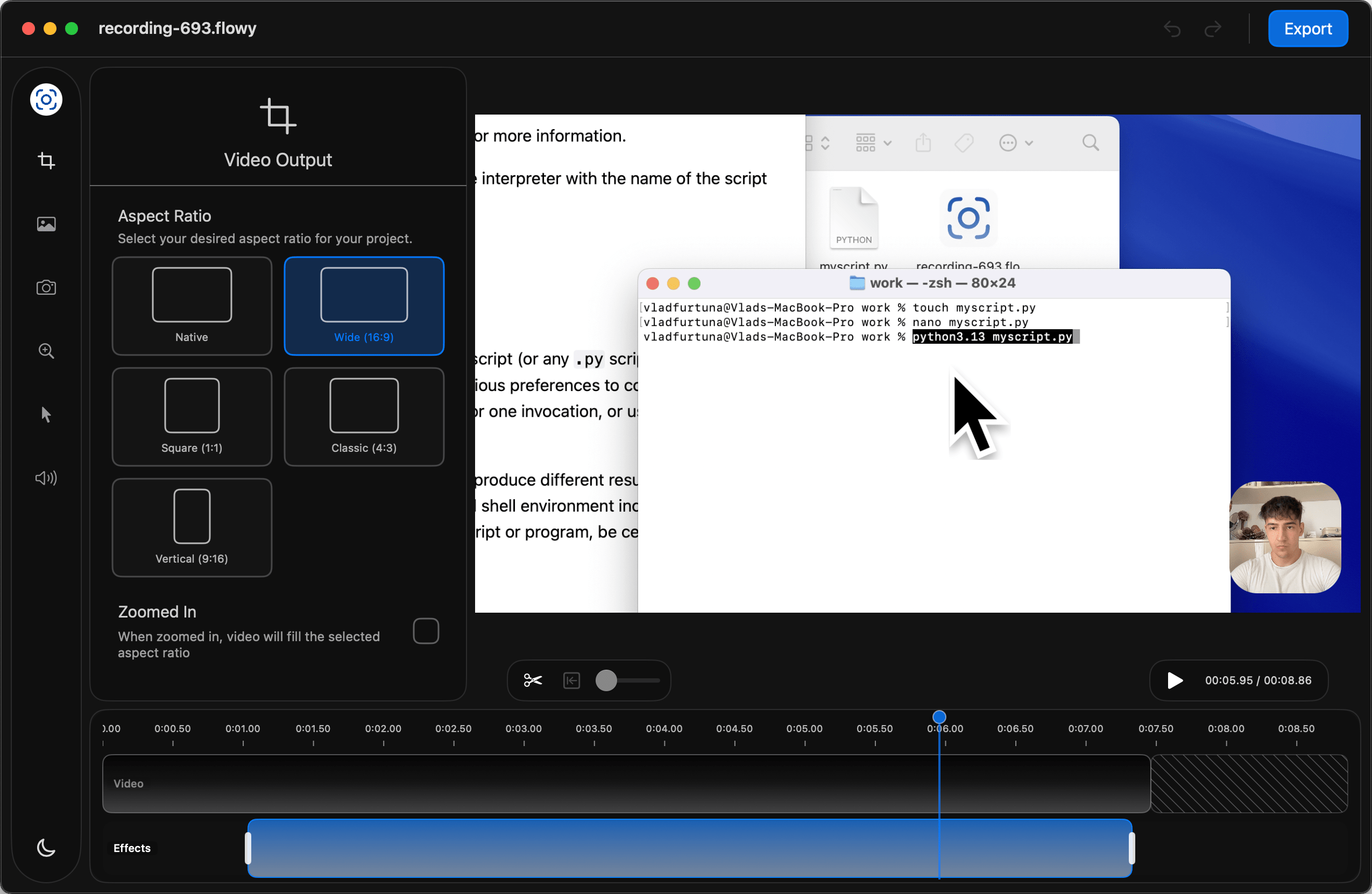 Automatic Effects Features